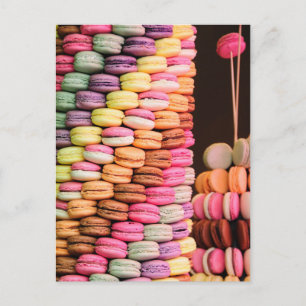 Postal Cartão Macarons