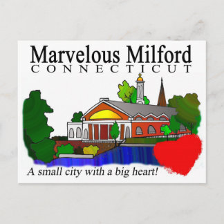 Postal Cartão maravilhoso da câmara municipal de Milford