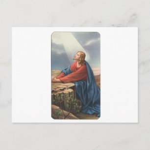 Postal Cartão memorial representando Jesus