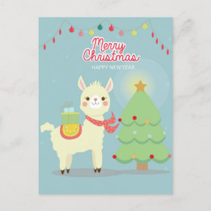 Postal Cartão Merry Christmas Note