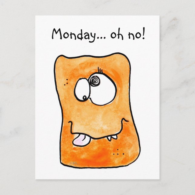 Postal Cartão monstro (Frente)