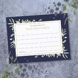 Postal Cartão Personalizado de Verde Funeral Compartilhe 