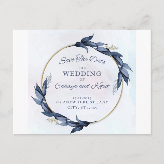 Postal Cartão personalizado para momentos significativos (Frente)