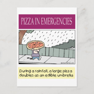 Postal cartão pizza c