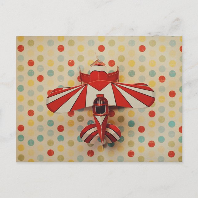 Postal cartão plano de papel (Frente)