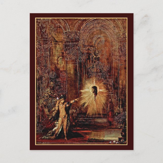 Postal Cartão postal: "A aparição [Fantasma]" (Frente)