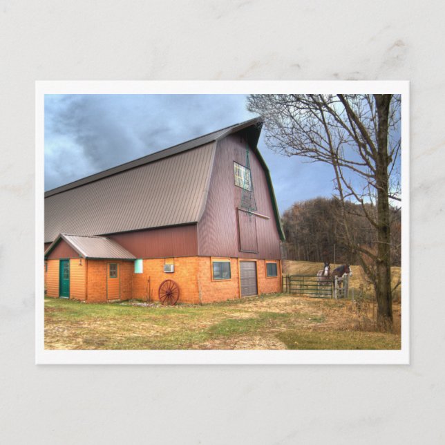 Postal Cartão postal, Anderson Barn (Frente)