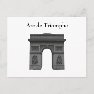 Postal Cartão Postal: Arc de Triomphe