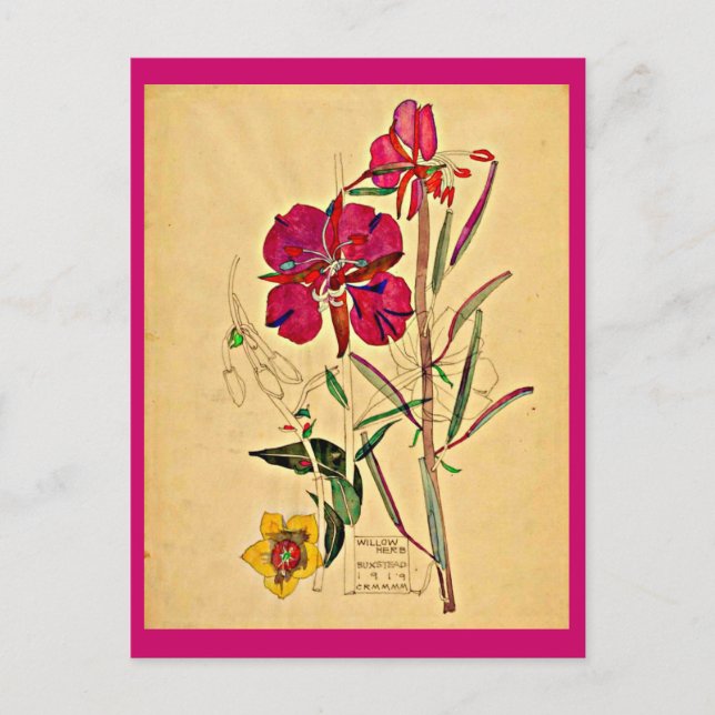 Postal Cartão postal-Arte Vintage-Charles Rennie Mackinto (Frente)