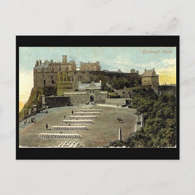 Postal Cartão postal, Castelo de Edimburgo (Frente)