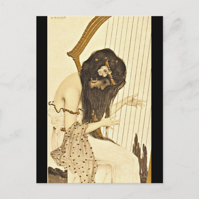 Postal Cartão postal-Clássico/Antigo-Raphael Kirchner 22 (Frente)
