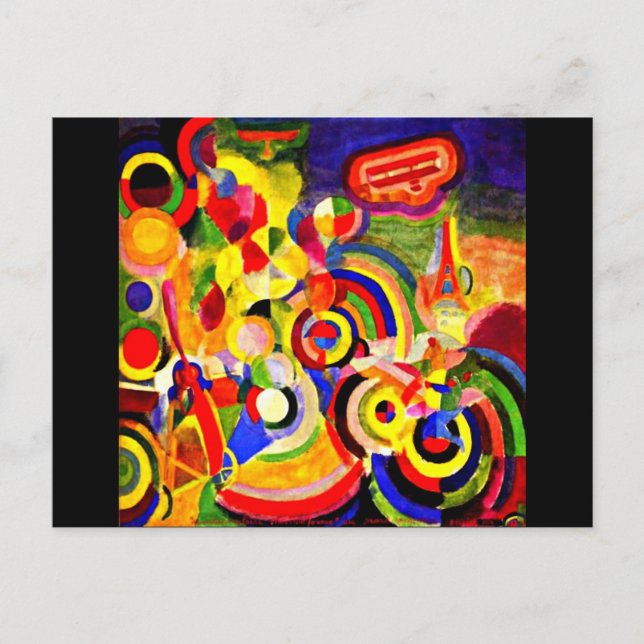 Postal Cartão postal-Clássico/Antigo-Robert Delaunay 8 (Frente)
