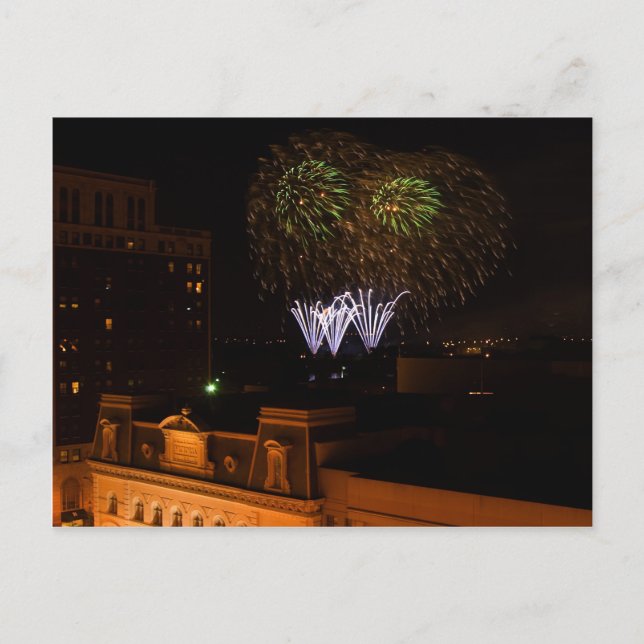Postal Cartão Postal: Dayton Fireworks (Frente)