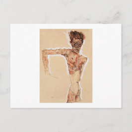 POSTAL CARTÃO POSTAL: EGON SCHIELE : AUTORETRATO 1912