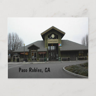 Postal Cartão Postal: Estação de trem Paso Robles no i