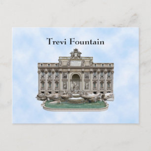 Postal Cartão postal: Fontana di Trevi: Fonte de Trevi