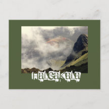 CARTÃO POSTAL, "HALEAKALA ERGUENDO-SE ATRAVÉS DAS 