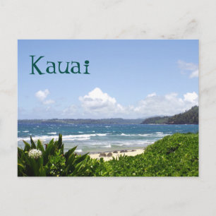 POSTAL CARTÃO POSTAL, KAUAI/WAVES ENTRANDO EM LOJA