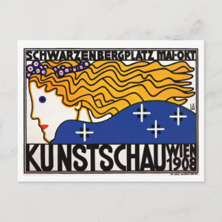 Postal Cartão postal: Kunstschau Wien, por Loffler