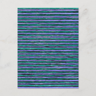 Postal Cartão postal, Listras Pintadas, Azul-turquesa e A
