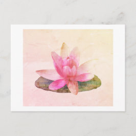 POSTAL CARTÃO POSTAL: LÓTUS ROSA