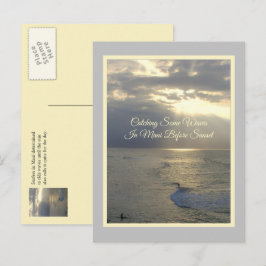 POSTAL CARTÃO POSTAL, MAUI SURFERE PEGANDO AS ÚLTIMAS OND