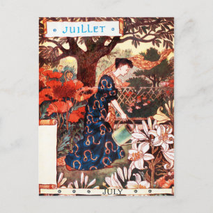 Postal Cartão postal: Mês de julho - Julho