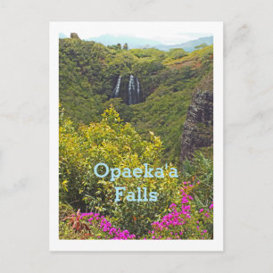 POSTAL CARTÃO POSTAL, "OPAEKA'A FALLS (KAUAI, HAWAII)