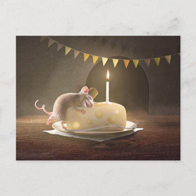 Postal Cartão postal: "Parabéns" (Frente)