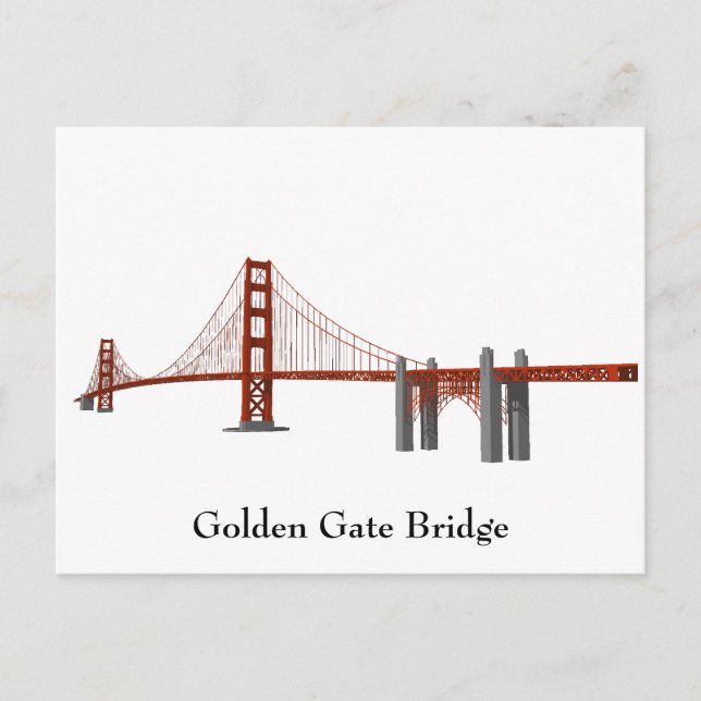Postal Cartão Postal: Ponte ouro (Frente)