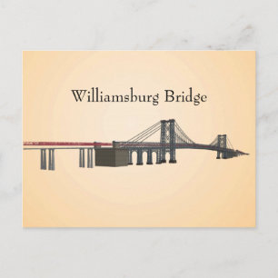 Postal Cartão Postal: Ponte Williamsburg