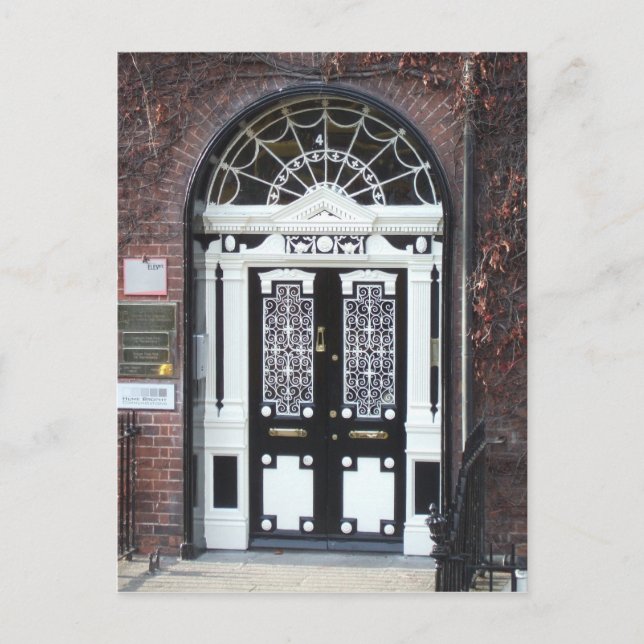 Postal Cartão Postal: Portas de Dublin (Frente)