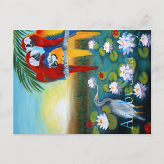 Postal Cartão Postal. Surgimento do Sol no Paraíso