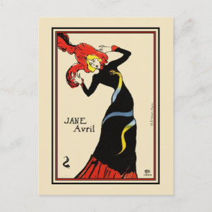 Postal Cartão Postal:  Toulouse Lautrec - Jane Avril