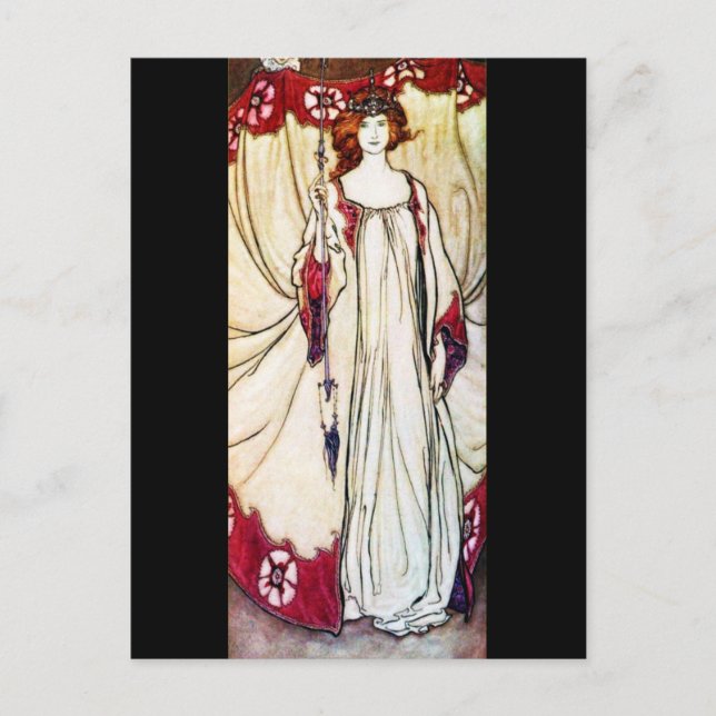 Postal Cartão postal-Vintage Ilustration-Rackham 28 (Frente)