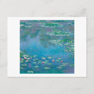 POSTAL CARTÃO POSTAL: "WATERLILILIES", POR MONET