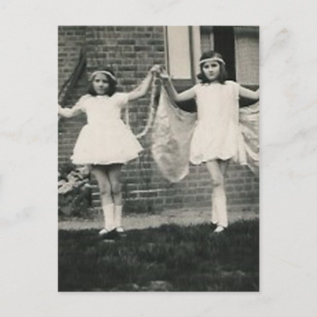 Postal Cartão poste de 2 fadas (Frente)