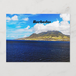 Postal Cartão poste de uma montanha em Barbados