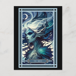 Postal Cartão Siren Tarot