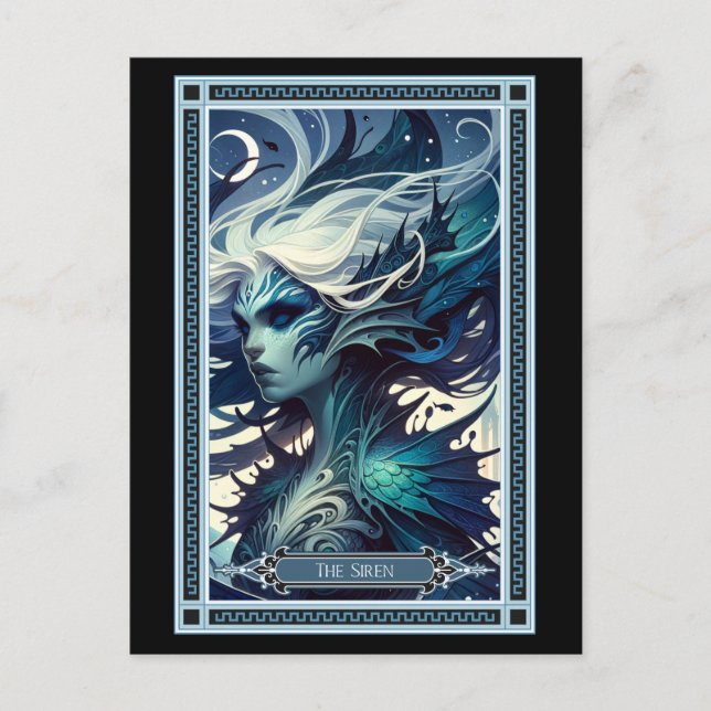Postal Cartão Siren Tarot (Frente)