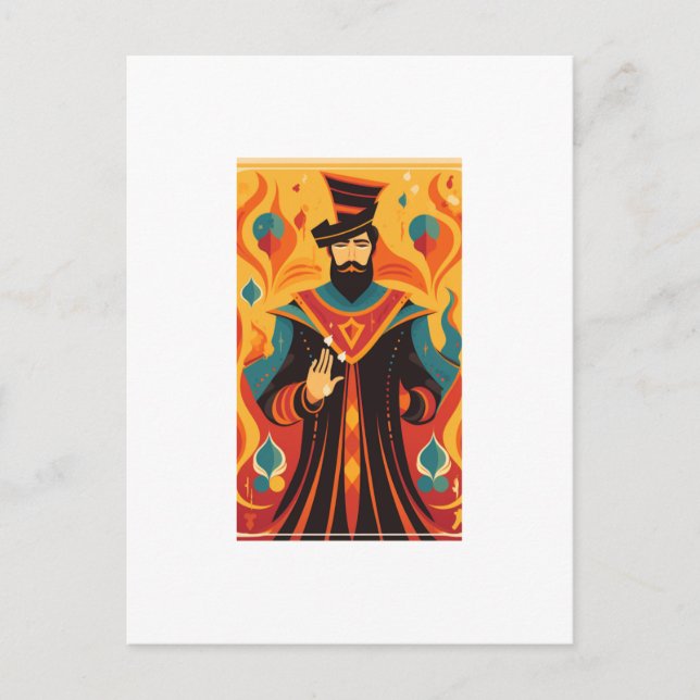 Postal Cartão Tarot Mágico (Frente)