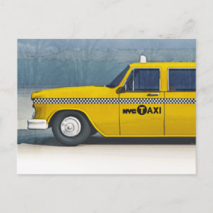 Postal Cartão Taxicab
