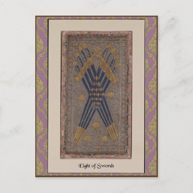 Postal Cartão Visconti Tarot Deck - cerca de 1428-1447 (Frente)