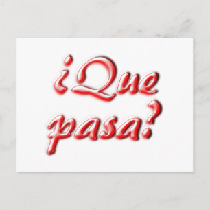 Postal cartão What's Up