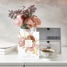 casamento de rosas de champanhe salvar cartão post