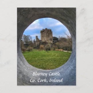 Postal Castelo de Blarney, County Cork, Irlanda Cartão po