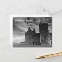 Castelo Lochranza, Ilha de Arran, Escócia Cartão P