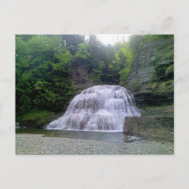 Postal Cataratas de Enfield Glen em Ithaca, NY Cartão pos