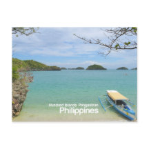 Centenas de Ilhas, Pangasinano Filipinas Cartão po