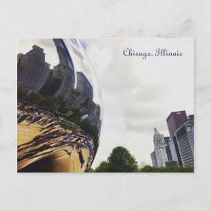 Postal Chicago Illinois - Cartão de Posto Bean